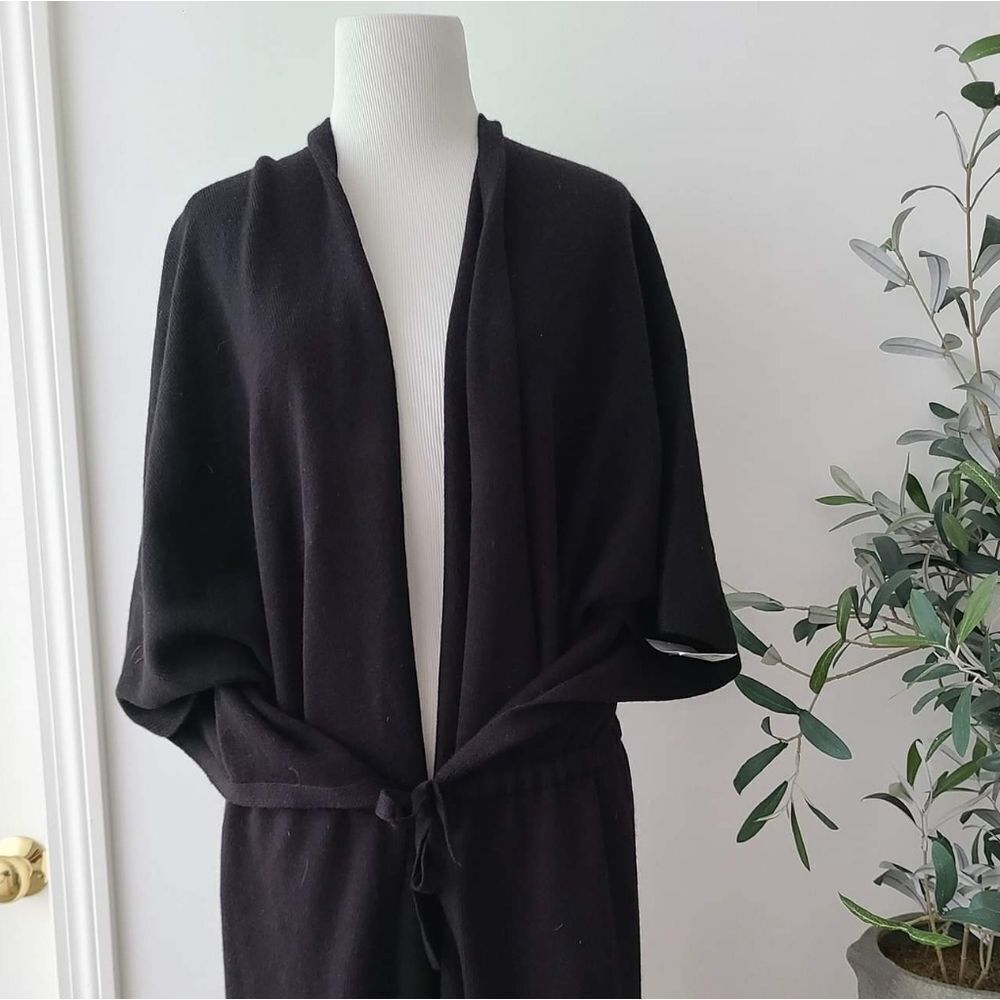 ALL SAINTS black cardigan poncho - Picture 2 of 3